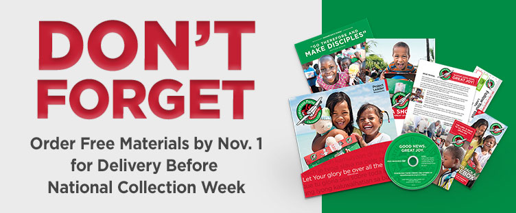 Don't Forget! Order Free Materials by Oct.30 for Delivery Before National Collection Week