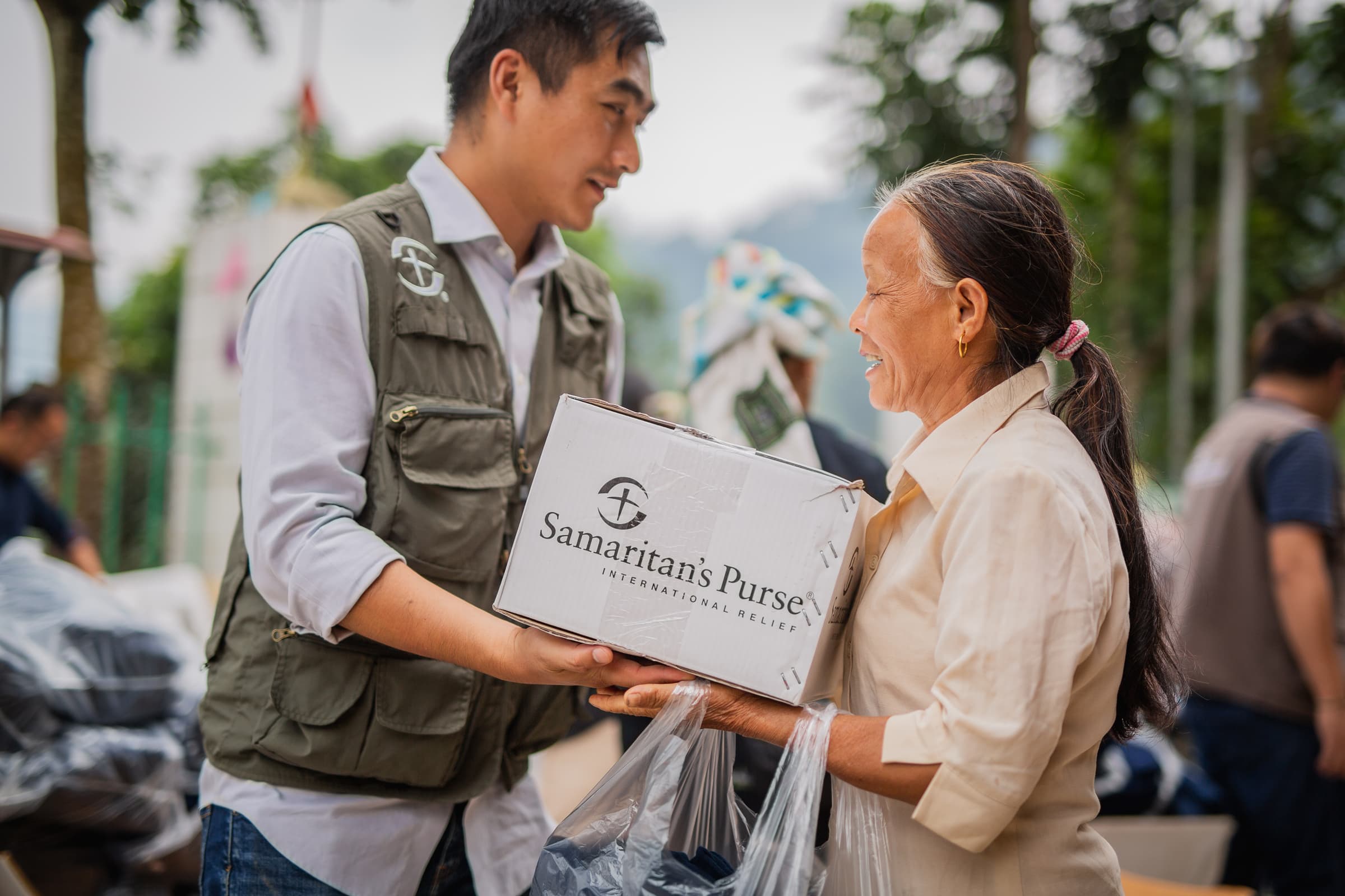 Samaritan's Purse airlifted tons of relief supplies to thousands of families in northern Vietnam after Typhoon Yagi decimated the region in early September.