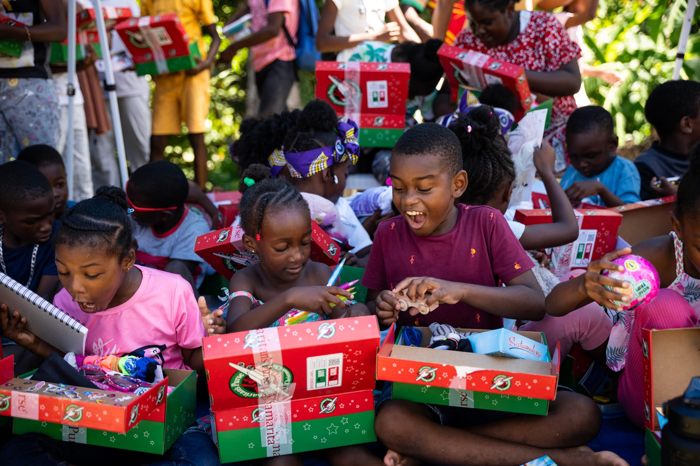 In 2024, more than 11.3 million gift-filled shoeboxes distributed a tangible expression of the love of Christ to children in more than 100 countries.