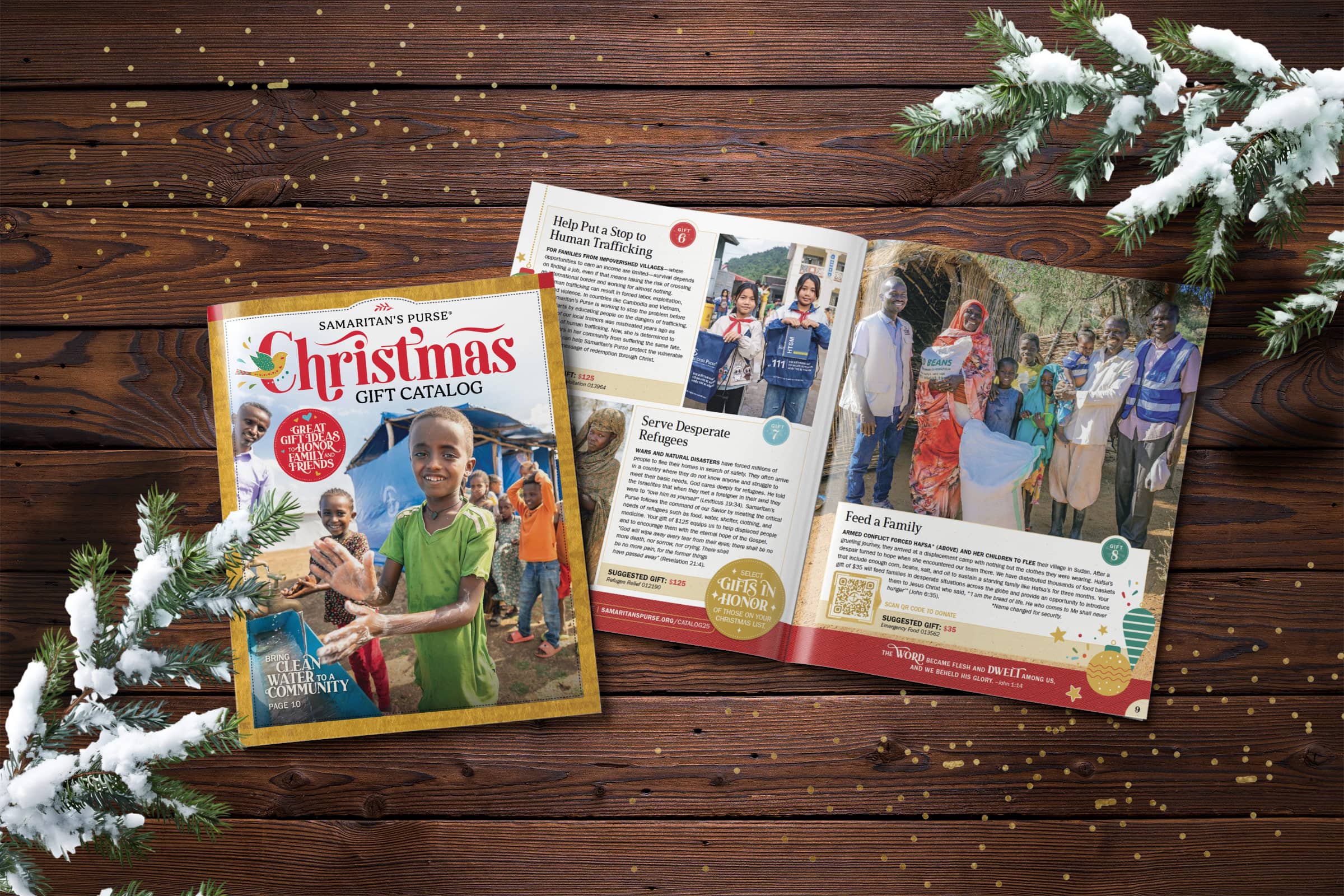 Boy washing his hands amongst a group of children.