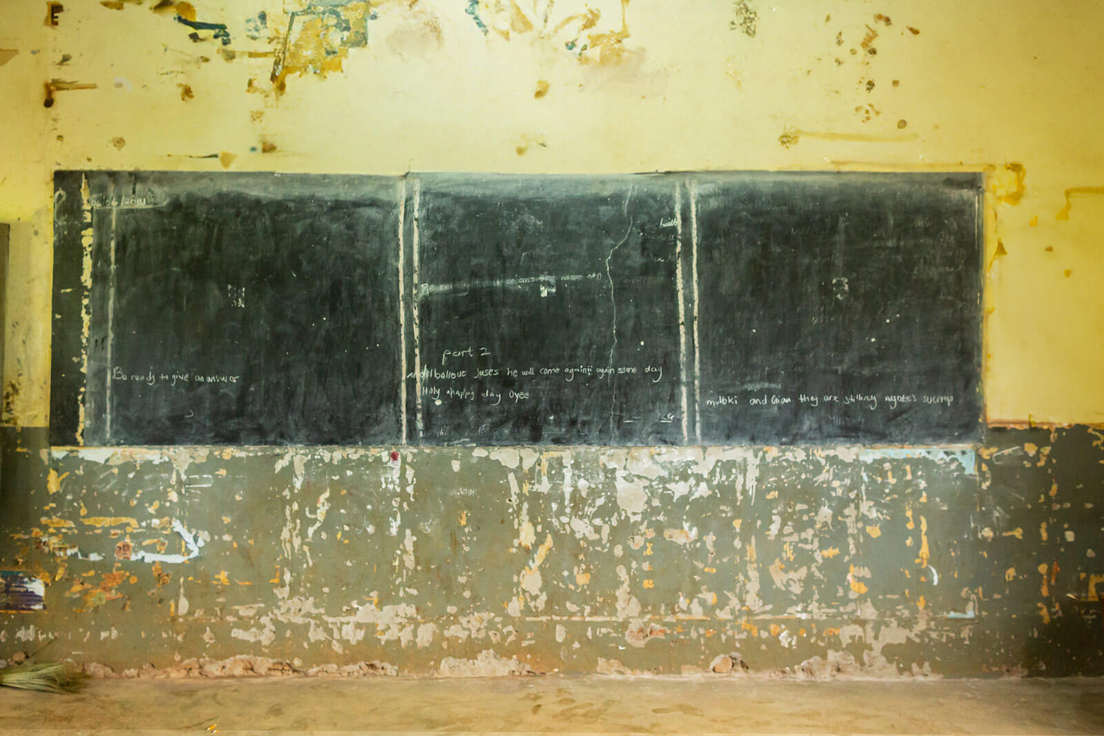 Classrooms with five children.