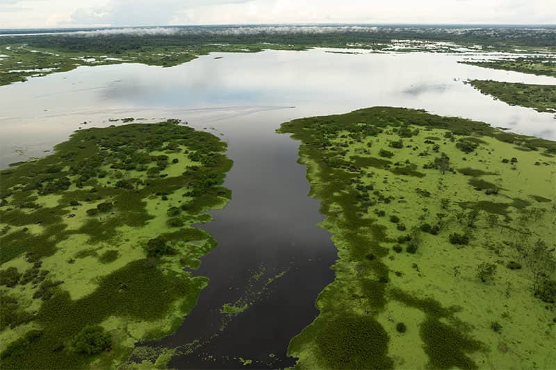 River near Lima, Peru