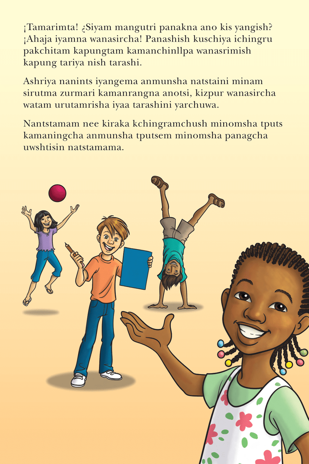 The Greatest Gift page 3 in Chapra language.