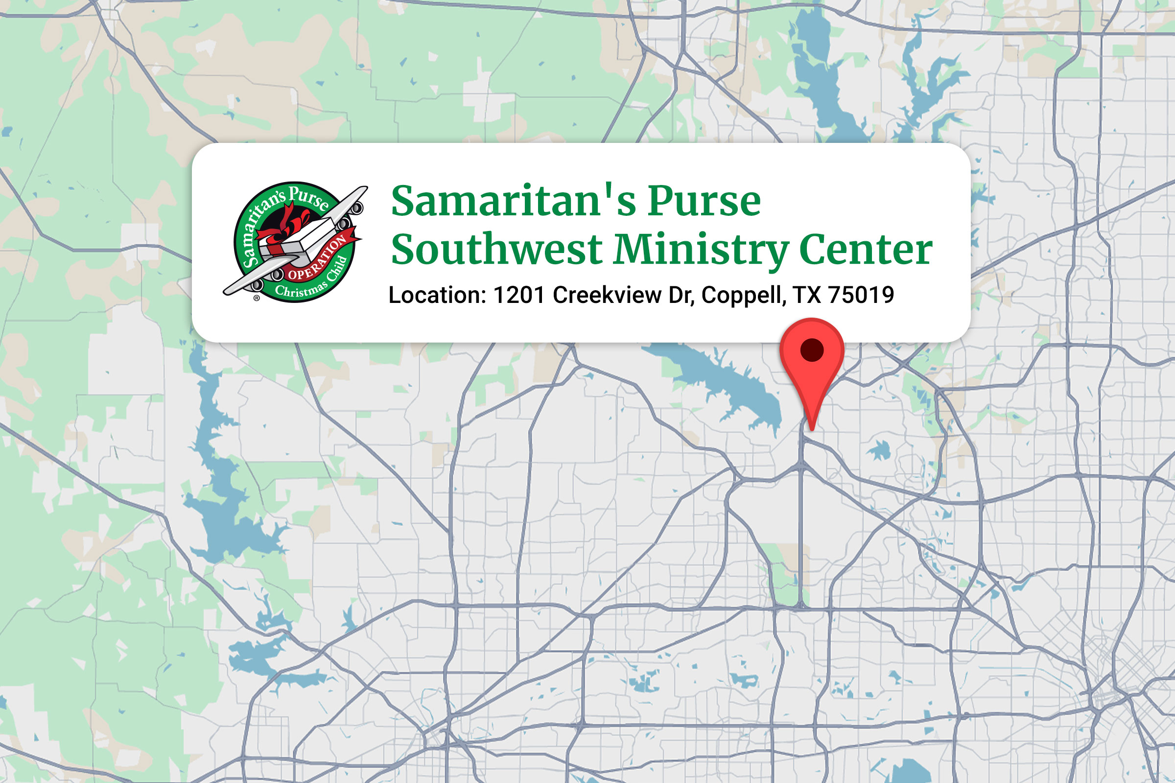 An illustration of a map with a location pin.