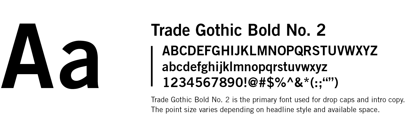 TradeGothic Bold 2