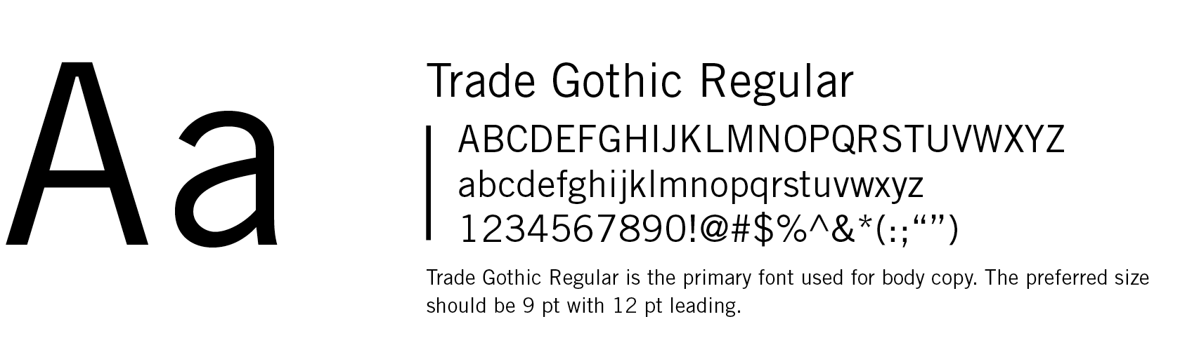 TradeGothic Reg