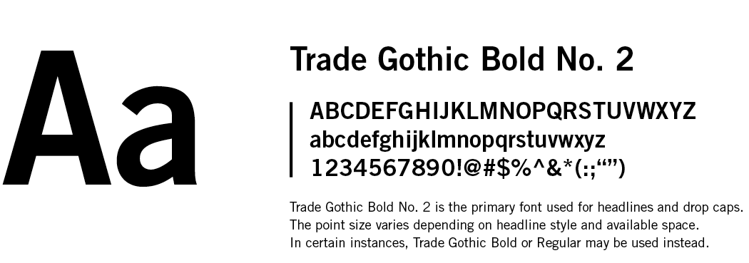 Trade Gothic Std Bold 2